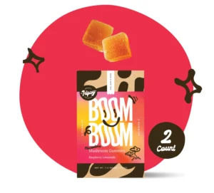 Tripsy BOOM BOOM 2ct. Microdose Mushroom Gummies, Raspberry Lemonade